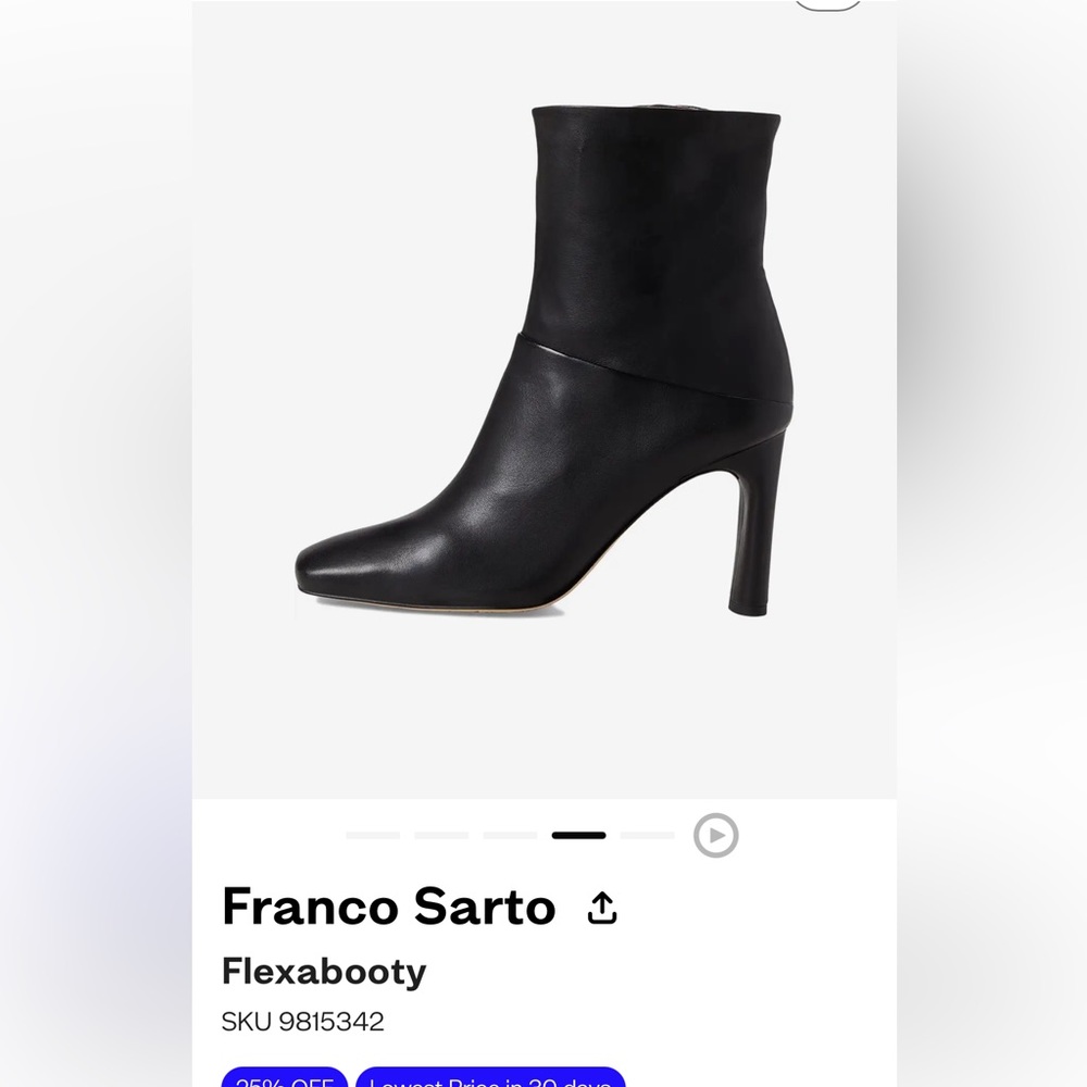 Franco Sarto flexabooty boot- NWT